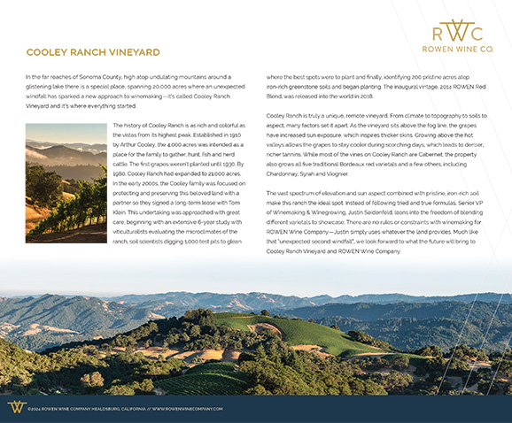 Cooley Ranch Vineyard Sell Sheet