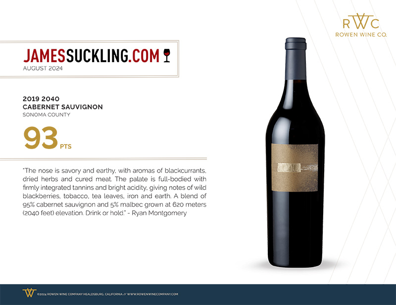2019 2040 - 93 Pts James Suckling Sell Sheet