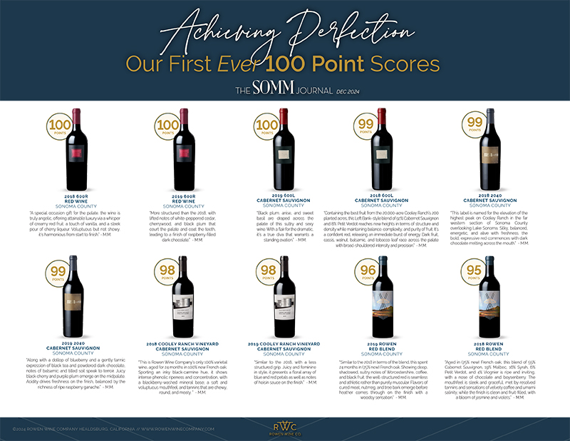 Rowen Wine Co Wines - 95+pts Reviews